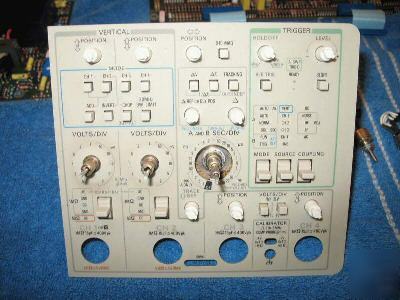 Tektronix 2445 2465 oscilloscope control assembly modul