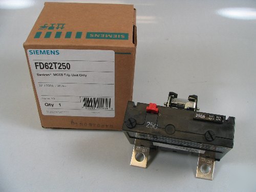 Siemens FD62T250 250 amp 600V circuit breaker trip unit