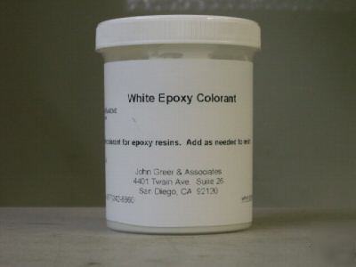 White epoxy colorant, pigment, dye