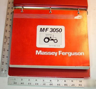 Massey ferguson parts book - m-f 3050 tractor - 1989