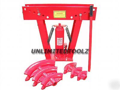 12 ton hydraulic pipe and tubing bender roll cage
