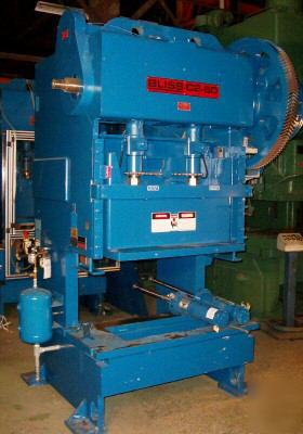 60 ton bliss double crank gap frame stamping press