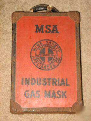 Msa gas mask mine safety appliances unused coal