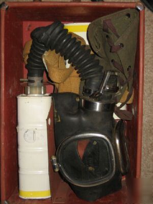 Msa gas mask mine safety appliances unused coal