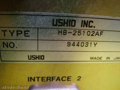 Ushio uv lamp power supply hb-25102AF