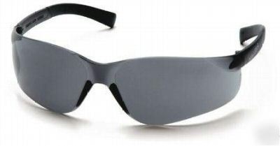 New 2 pyramex ztek gray tinted sun & safety glasses