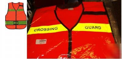 Ansi class 2 traffic vest crossing guard xxl