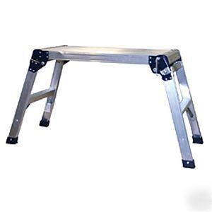 New aluminum step ladder folding bench stool work seat