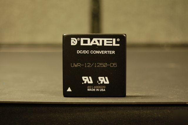 Datel uwr-12/1250-D5 5V to 12V dc converter 1.25A