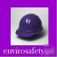 New 12 purple hard hats hardhat ratchet made in usa lot 
