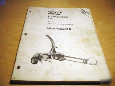 New holland 790 harvester chopper service manual nh