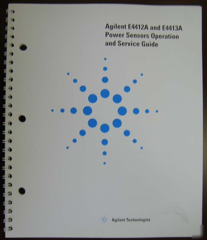 Agilent E4412A/13A power sensors op/sv manual [1]
