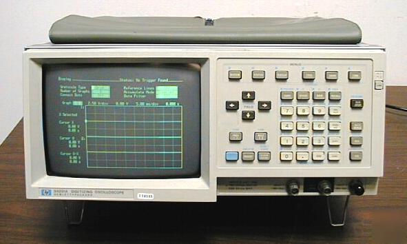 H.p digitizing oscilloscope model # 54201A