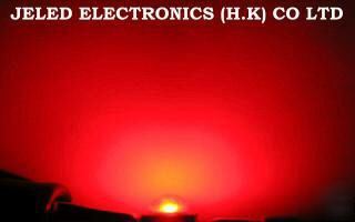 New 2PCS high-power 3W red 110 lumen led freeship