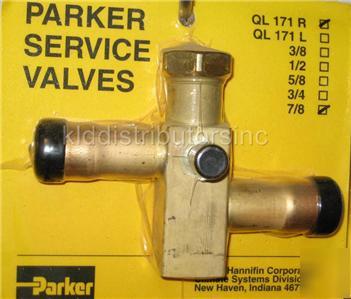 Parker service valve replacement ql 171 r 7/8