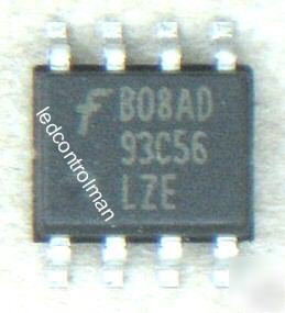 93C56LZEM8, 2048-bit serial cmos eeprom, 8-pin so 20PCS