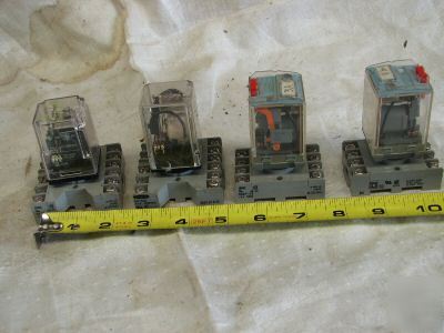 Lot of (4) electrical contacts - up to 10 amp & 1/3 hp