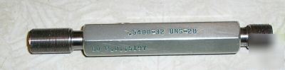 .540-32 uns-2B thread plug gage go/not go