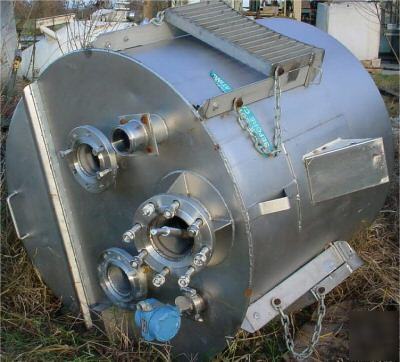 160GAL stainless 316LSS sanitary mix tank