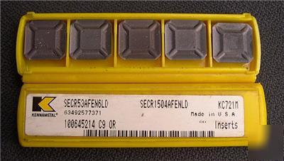 10 kennametal SECR53AFEN6LD KC721M carbide inserts 