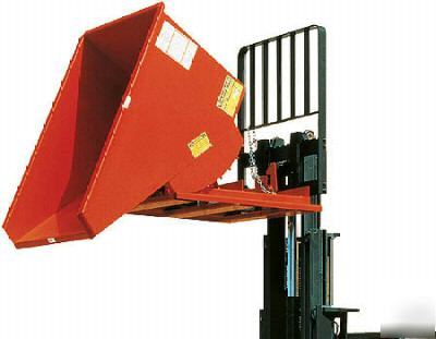 New material handling self dumping hopper forklift bin 