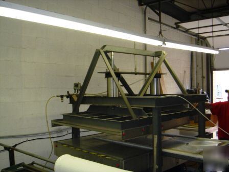 Thermatron KF12 with custom 4' x 6' press