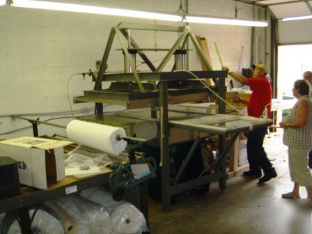 Thermatron KF12 with custom 4' x 6' press