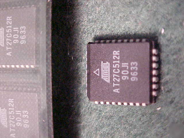 5PC atmel 27C512 eprom otp 32PIN plcc AT27C512R90JI