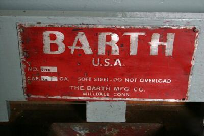 Barth 18 gauge 8 foot foot shear
