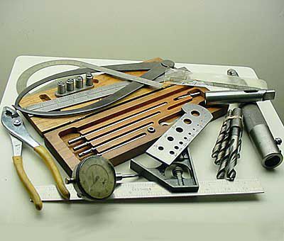 Machinists mechanics toolmakers shop tools assortment