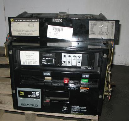 Sq d SEF361600LSG 1600A/3P/600V drawout circuit breaker