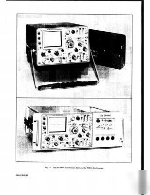 Tek tektronix 454A R454A operation & service manual