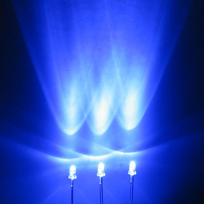 Blue led set of 5000 3MM super bright 9000MCD f/r