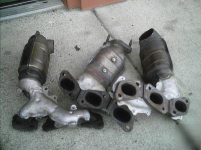 3 foreign catalytic converters 