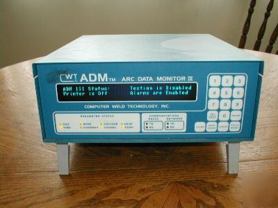 Cwt adm iii arc data monitor 3 computer weld technology