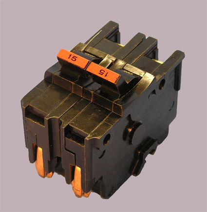 Federal Pacific Stab-Lok Circuit Breaker - 2 Pole 15 Amp 120/240V (NC215)