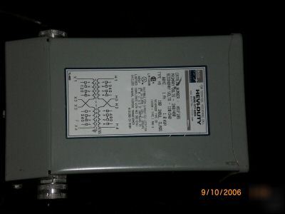 New dry type sola hevi-duty transformer HS1B1FS 