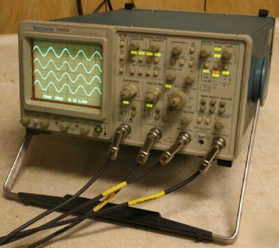 Tektronix 2465A 4 chan 350MHZ oscilloscope nice