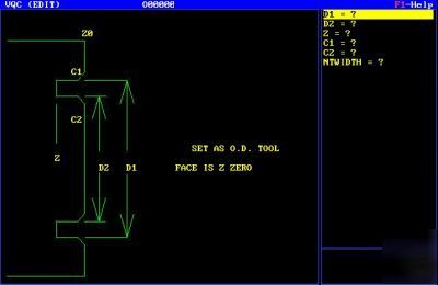 Enhanced haas lathe vqc sl tl notching, fast threading