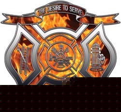 Firefighter decal reflective 6