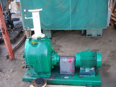 Pioneer pump gorman rupp pump P4C31T1 15HP motor 3 ph