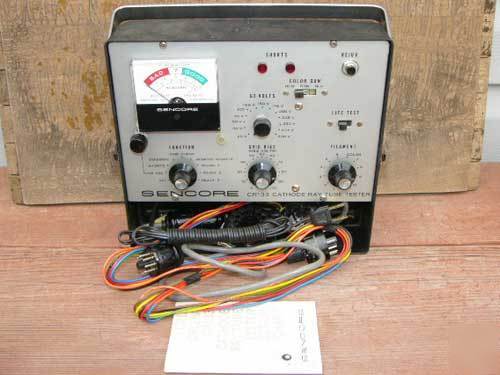 Vintage sencore CR133 cathiode ray tube tester