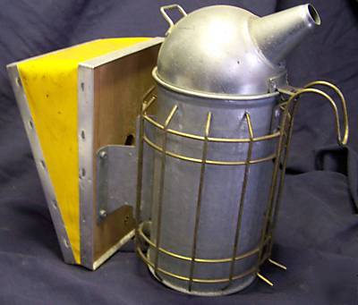 Beekeeping smoker bee keeping with shield