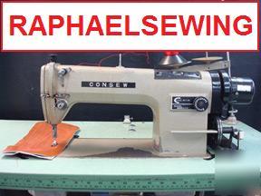 Consew 290 automatic leather industrial sewing machine