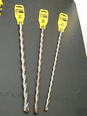 New set of 3 dewalt sds drill bits 410MM x 12,16,20MM 