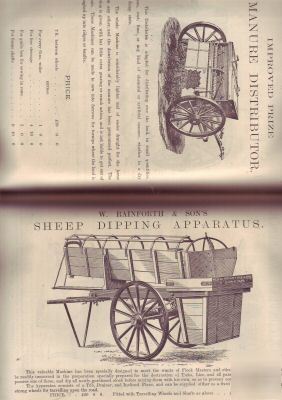 Rainforth & son, lincoln : agriculture machinery C1874