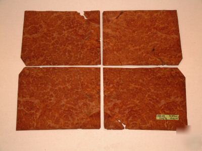 Redwood burl veneer 15 sheets 7.45SF rb-02