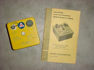 Cd v-750 dosimeter chargers jordan electronics 