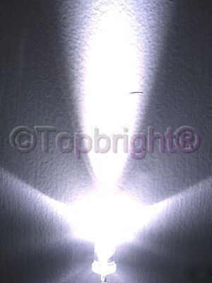 1000X ultrabright white led 5MM 20,000MCD free r&s/h