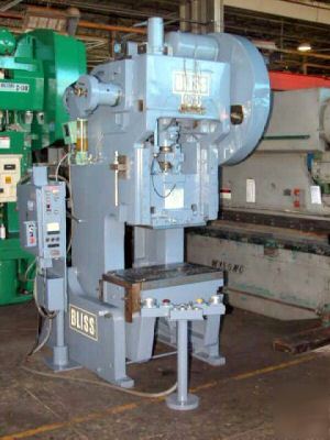 75 ton bliss model #C75 gear open back inclinable press